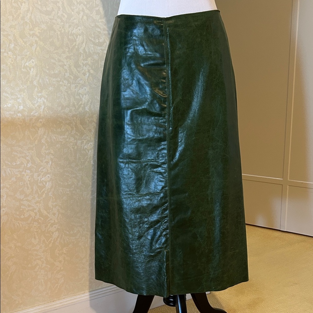 Vintage Luxury Leather Skirt